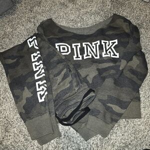 PINK Victoria's Secret Camo Set